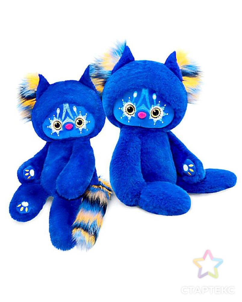 Мягкая игрушка «Тоши», цвет синий, 25 см арт. СМЛ-100454-1-СМЛ0004942948 4