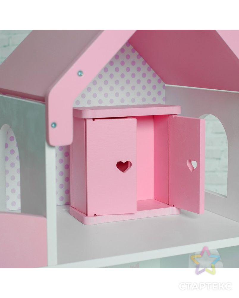 Кукольный дом «Мармелад» с обоями и набором мебели арт. СМЛ-82543-1-СМЛ0004948443 5