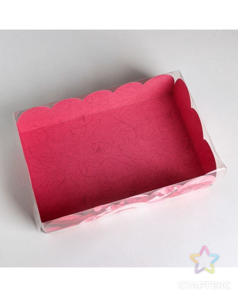 Коробка подарочная с PVC-крышкой Enjoy every moment, 20 × 30 × 8 см арт. СМЛ-85677-1-СМЛ0004950877 3