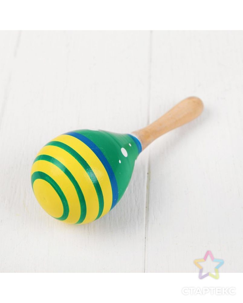 Музыкальная игрушка «Маракас», с белым горошком, цвета микс арт. СМЛ-57918-1-СМЛ0000495117 2