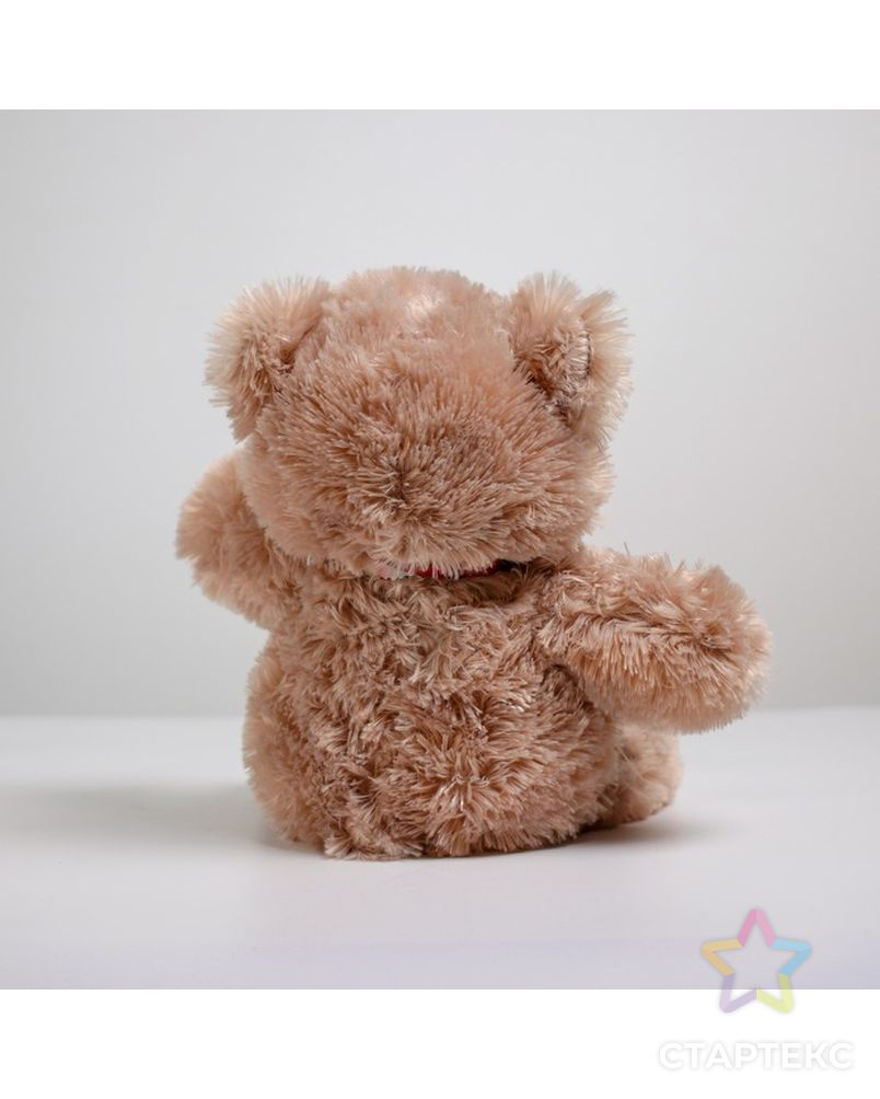 Мягкая игрушка «Медведь с клетчатым бантом», 30 см, цвета МИКС арт. СМЛ-82168-1-СМЛ0004958625 2