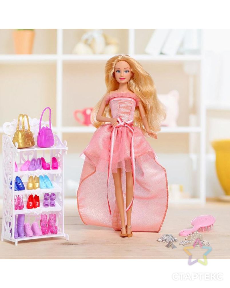 Кукла модель «Тина» с набором платьев, с аксессуарами, МИКС арт. СМЛ-89828-1-СМЛ0004959711 2