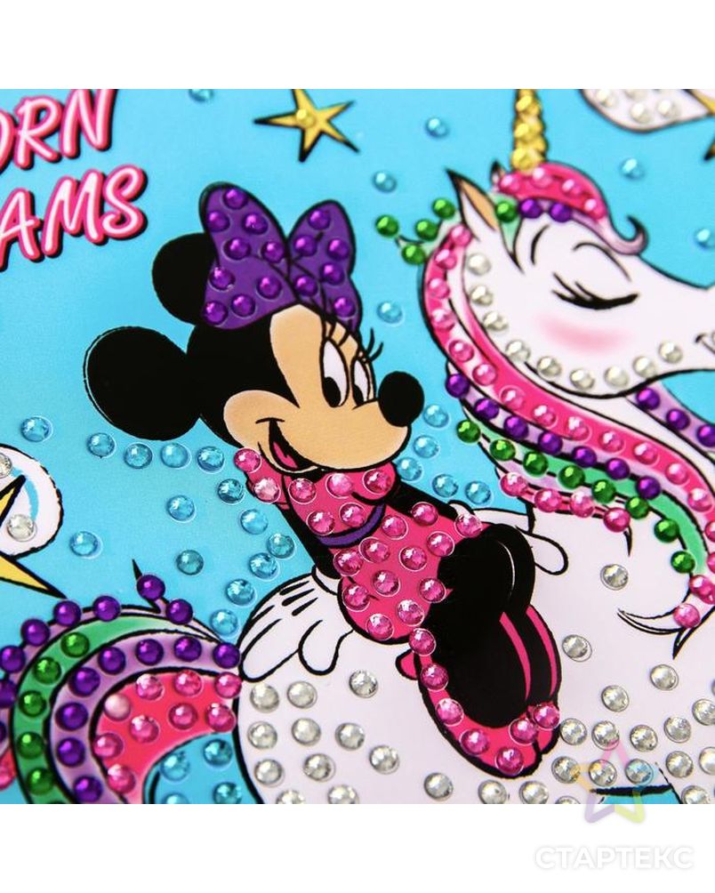 Шкатулка для декорирования стразами «Минни Маус»‎, Disney 14 x 13,6 см арт. СМЛ-113150-1-СМЛ0004971013 4