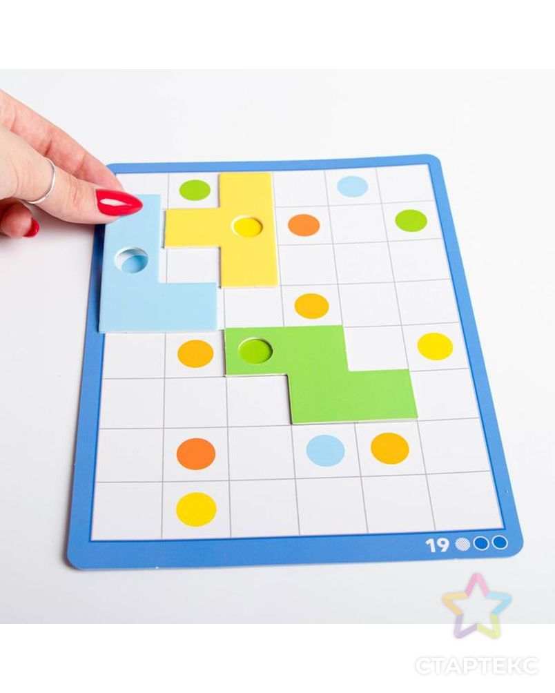 Настольна игра - головоломка "Puzzle IQ-блоки" 5+, 14 элем. арт. СМЛ-111107-1-СМЛ0004983435 3