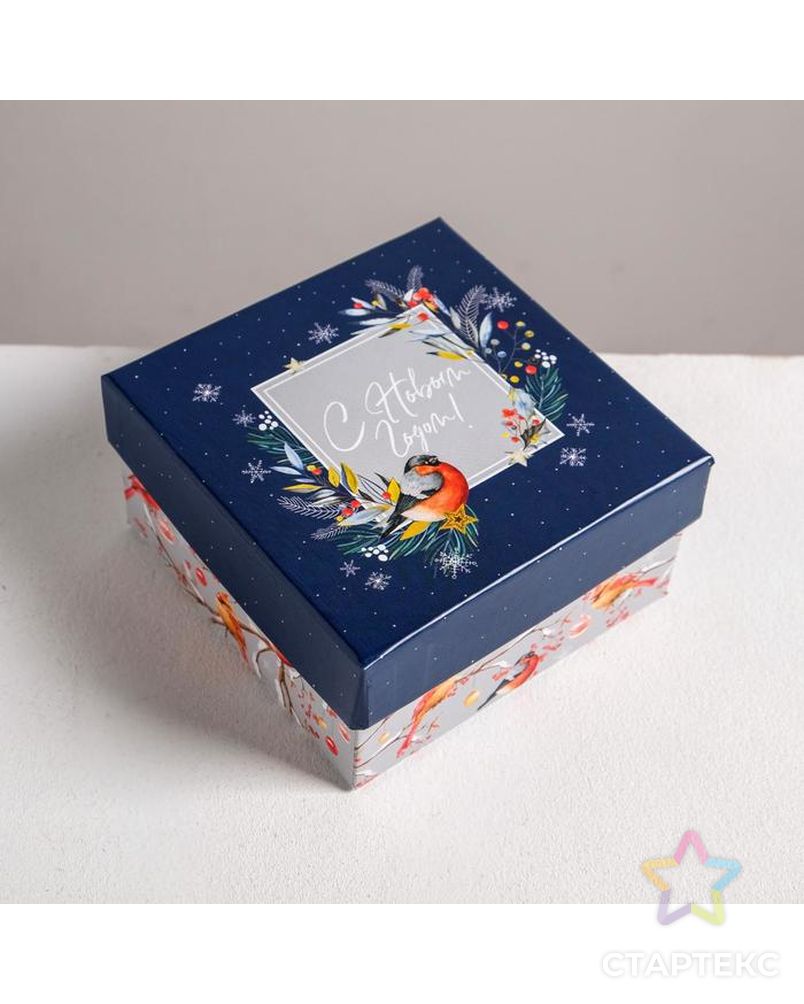 Набор подарочных коробок 6 в 1  «Новогодний», 10 × 10 × 6 - 20 × 20 × 11 см арт. СМЛ-86850-1-СМЛ0004992038 11