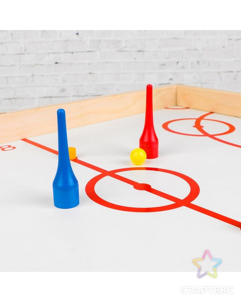 Игра настольная деревянная «Магнитный хоккей с мячом» арт. СМЛ-83861-1-СМЛ0005003675 2