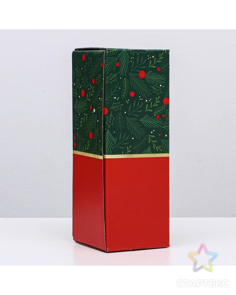 Коробка складная «Новый год», 12 х 33,6 х 12 см арт. СМЛ-88780-1-СМЛ0005003784 3