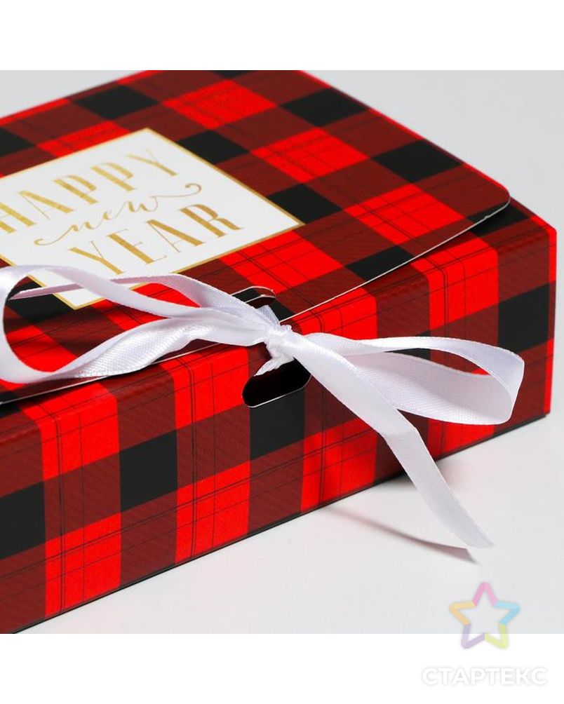 Складная коробка подарочная «Новый год», 31 × 24,5 × 9 см арт. СМЛ-101636-3-СМЛ0005004046 3