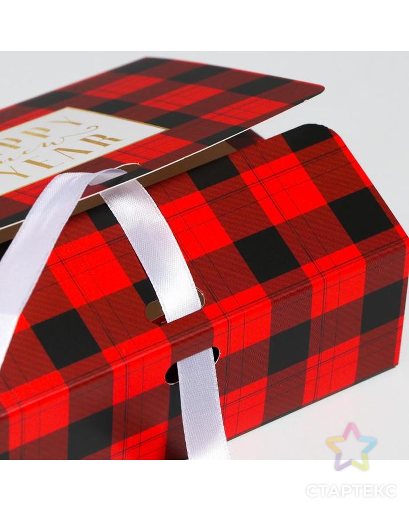 Складная коробка подарочная «Новый год», 31 × 24,5 × 9 см арт. СМЛ-101636-3-СМЛ0005004046 4