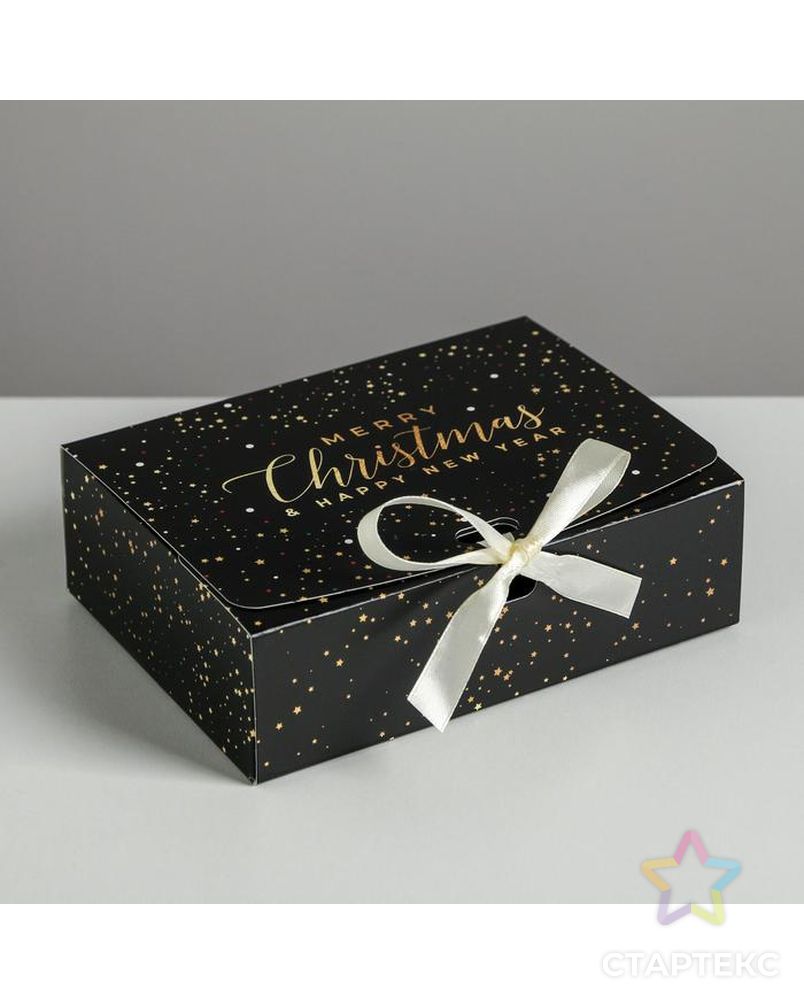 Складная коробка подарочная «Сказочного нового года», 16.5 × 12.5 × 5 см арт. СМЛ-89995-1-СМЛ0005004053 1
