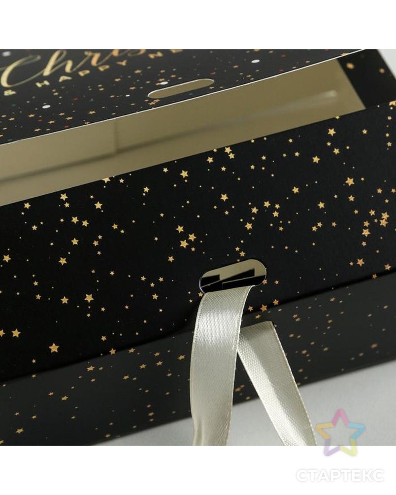 Складная коробка подарочная «Сказочного нового года», 16.5 × 12.5 × 5 см арт. СМЛ-89995-1-СМЛ0005004053 4