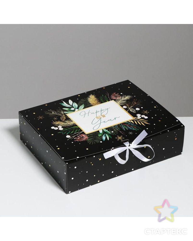 Складная коробка подарочная «Волшебство», 20 × 18 × 5 см арт. СМЛ-101634-2-СМЛ0005004071 1