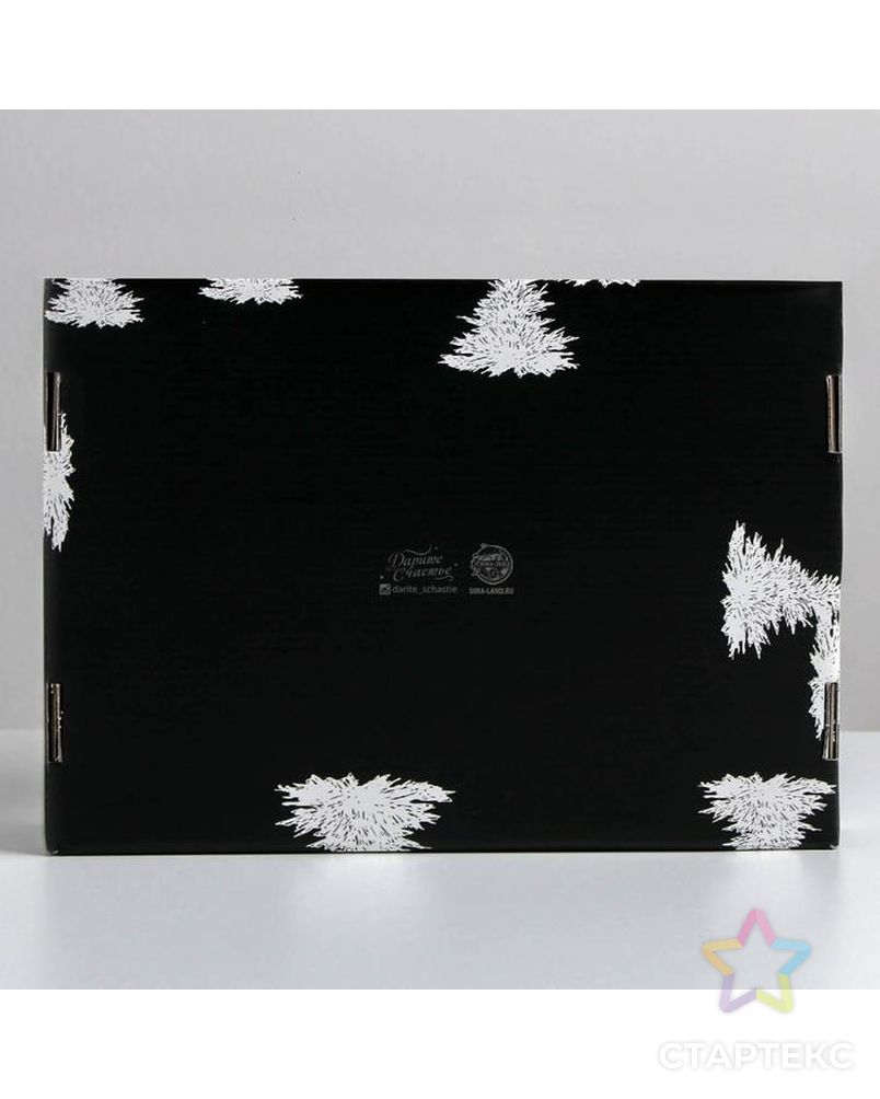 Складная коробка «Новый год», 30,7 × 22 × 9,5 см арт. СМЛ-87251-1-СМЛ0005010505 3