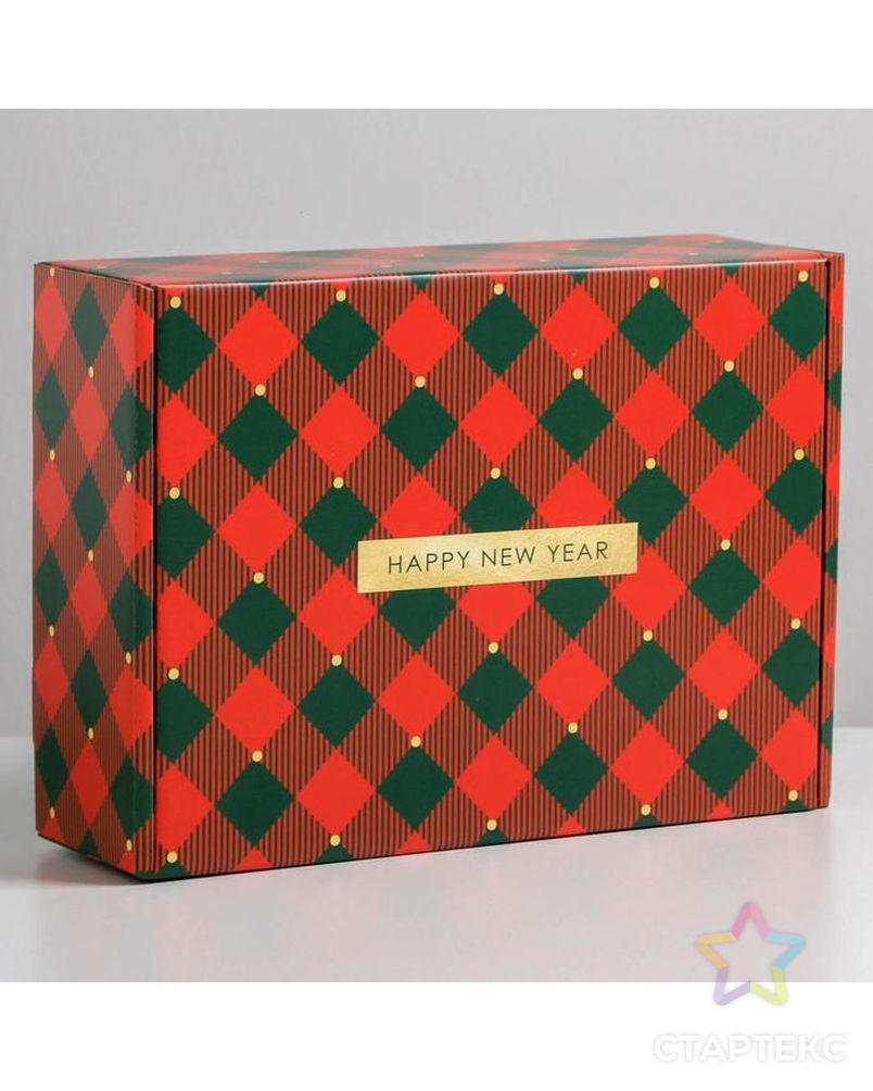 Складная коробка «Волшебного нового года», 30,7 × 22 × 9,5 см арт. СМЛ-87252-1-СМЛ0005010506 1
