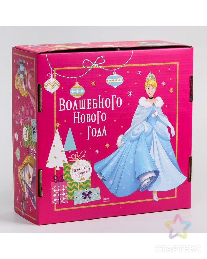 Коробка подарочная складная "Волшебного нового года", Принцессы арт. СМЛ-87904-1-СМЛ0005012605 2