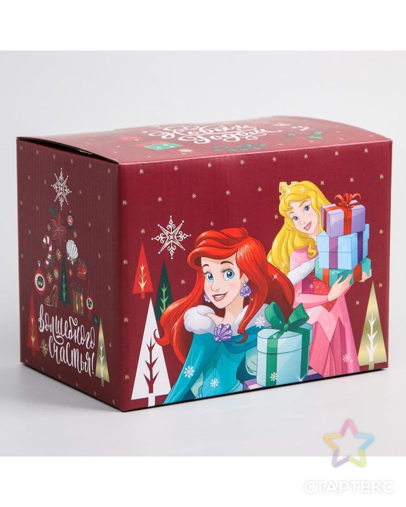 Коробка подарочная складная "С Новым Годом", Принцессы арт. СМЛ-87917-1-СМЛ0005012619 1