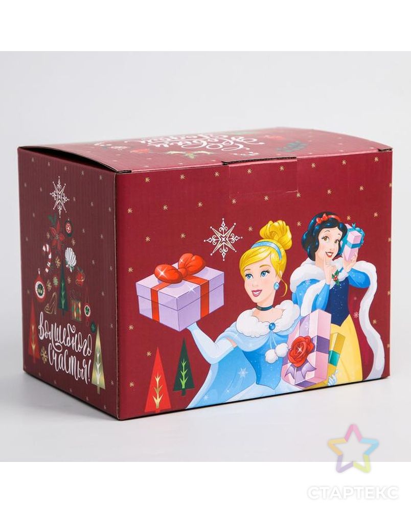 Коробка подарочная складная "С Новым Годом", Принцессы арт. СМЛ-87917-1-СМЛ0005012619 2