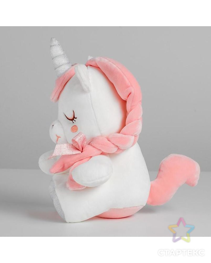 Мягкая игрушка «Единорог», 22 см, цвет розовый арт. СМЛ-115059-1-СМЛ0005013222 2