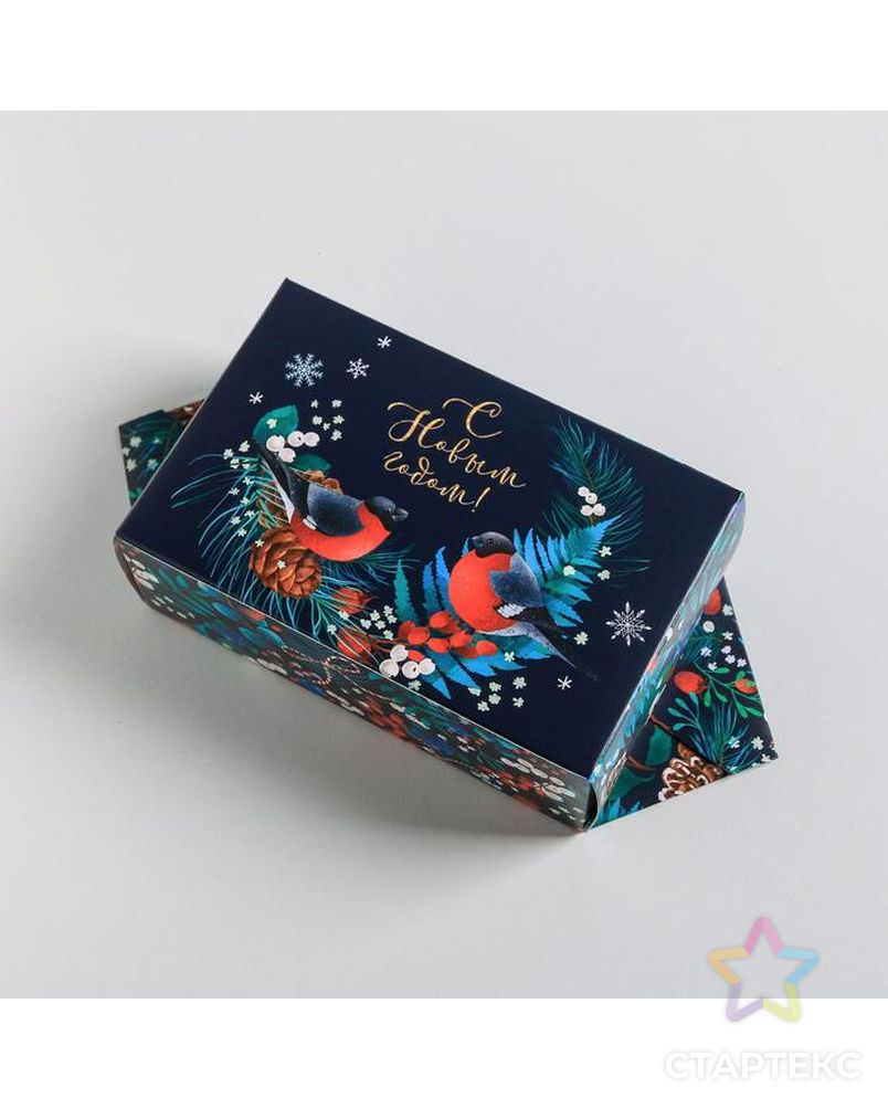 Сборная коробка‒конфета «Счастья в Новом году», 18 × 28 × 10 см арт. СМЛ-101294-3-СМЛ0005013325 2