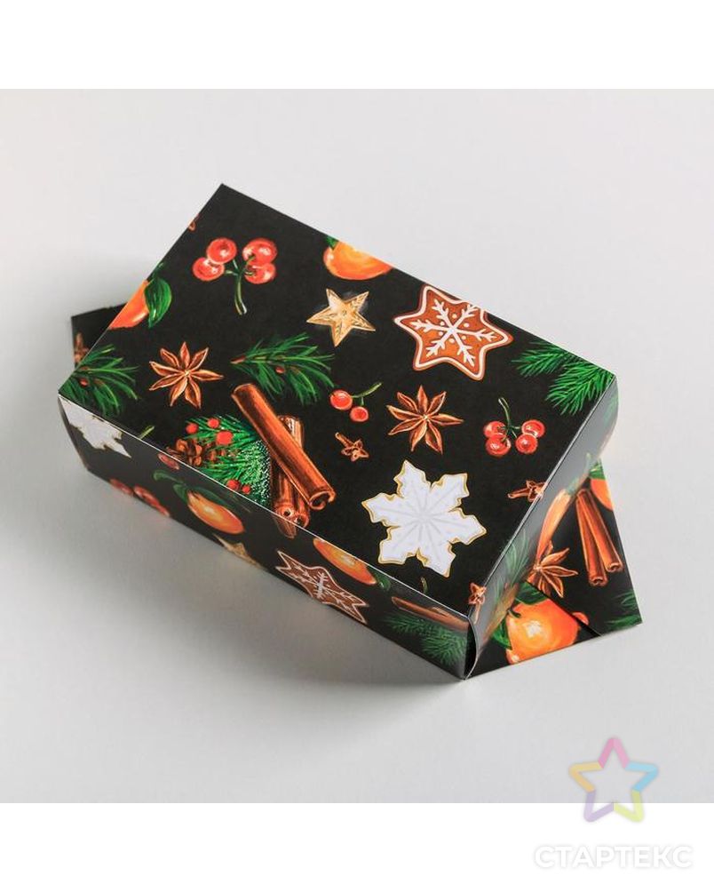 Сборная коробка‒конфета «Уютного Нового года», 14 × 22 × 8 см арт. СМЛ-101299-2-СМЛ0005013334