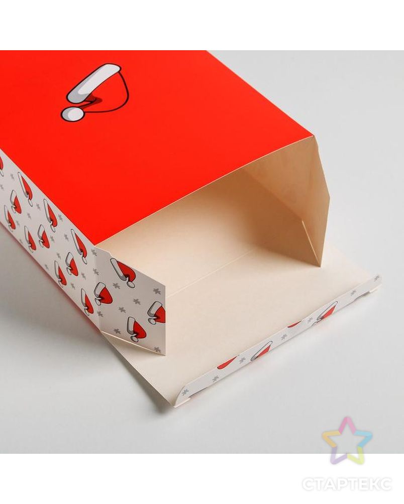Коробка складная «С НГ», 22 × 30 × 10 см арт. СМЛ-101436-1-СМЛ0005017529 3