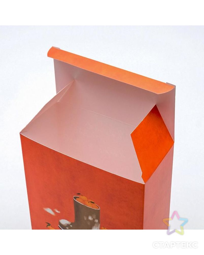 Коробка складная «С новым годом», 22 × 30 × 10 см арт. СМЛ-101238-2-СМЛ0005017543 4