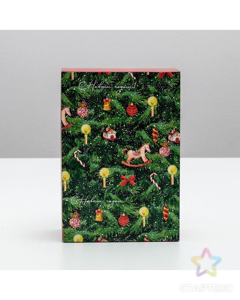 Коробка складная «Новогодняя сказка», 16 × 23 × 7.5 см арт. СМЛ-101432-1-СМЛ0005017550