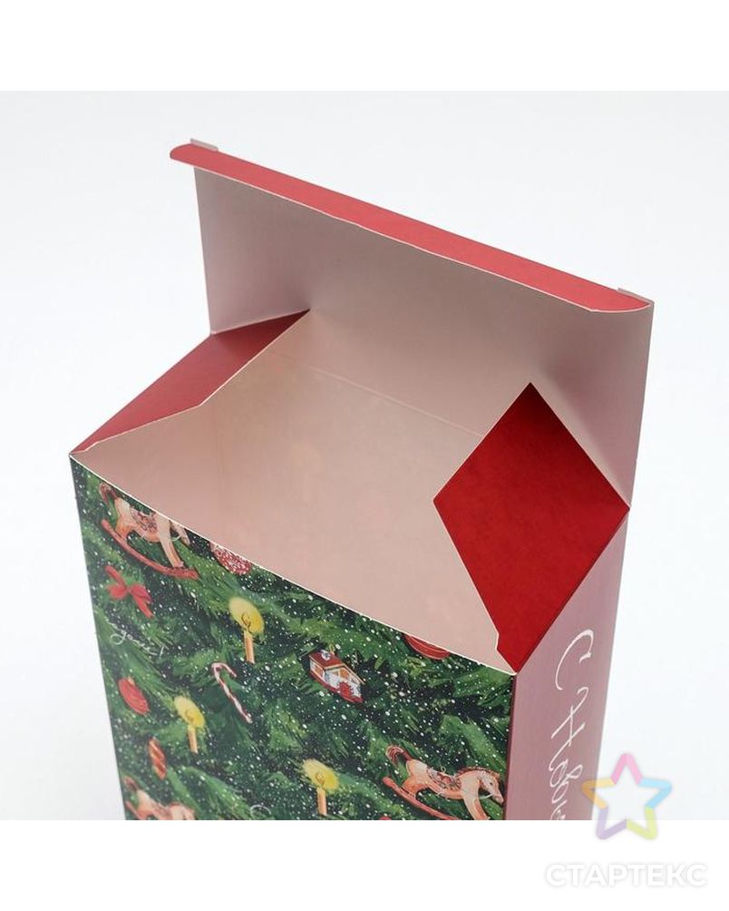 Коробка складная «Новогодняя сказка», 16 × 23 × 7.5 см арт. СМЛ-101432-1-СМЛ0005017550 4