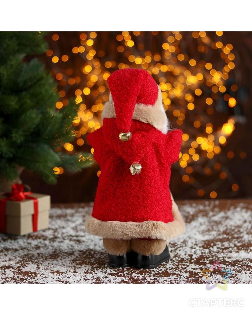 Дед Мороз "В красной шубке с подарками" 18х30 см арт. СМЛ-94160-1-СМЛ0005036041 3