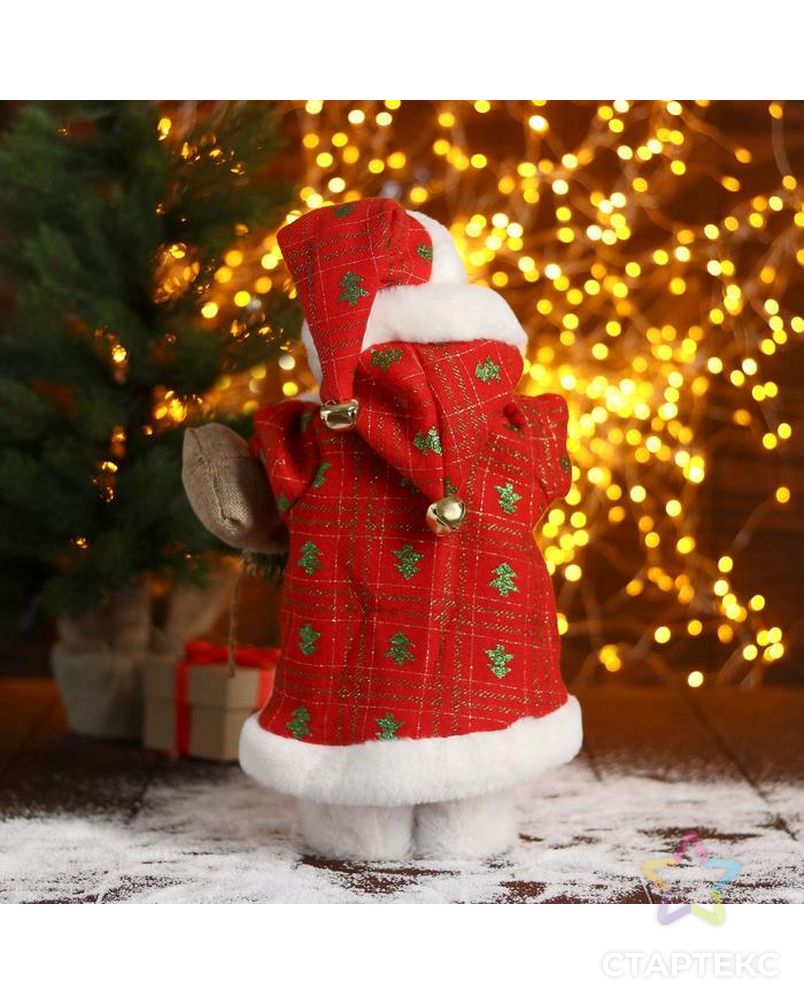 Дед Мороз "В красной шубе с подарками" 23х40 см арт. СМЛ-91244-1-СМЛ0005036047 3