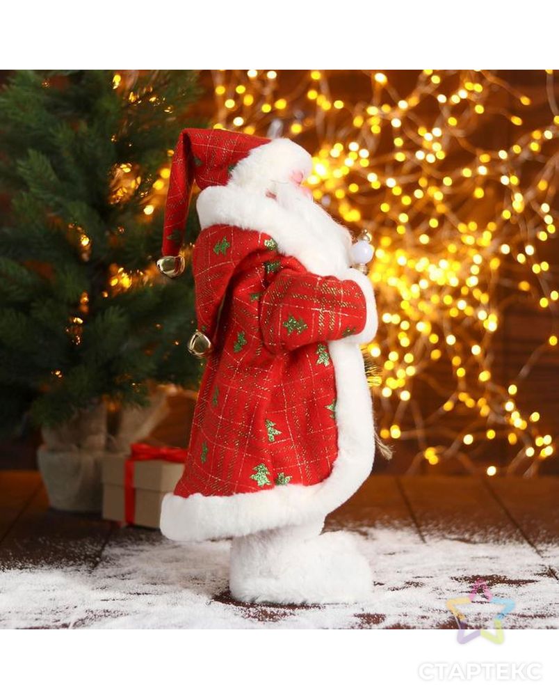 Дед Мороз "В красной шубе с подарками" 23х40 см арт. СМЛ-91244-1-СМЛ0005036047 4