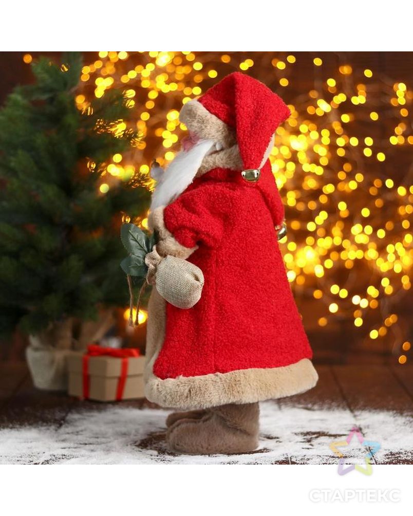 Дед Мороз "В красной шубке с подарками" 24х45 см арт. СМЛ-91246-1-СМЛ0005036049 2