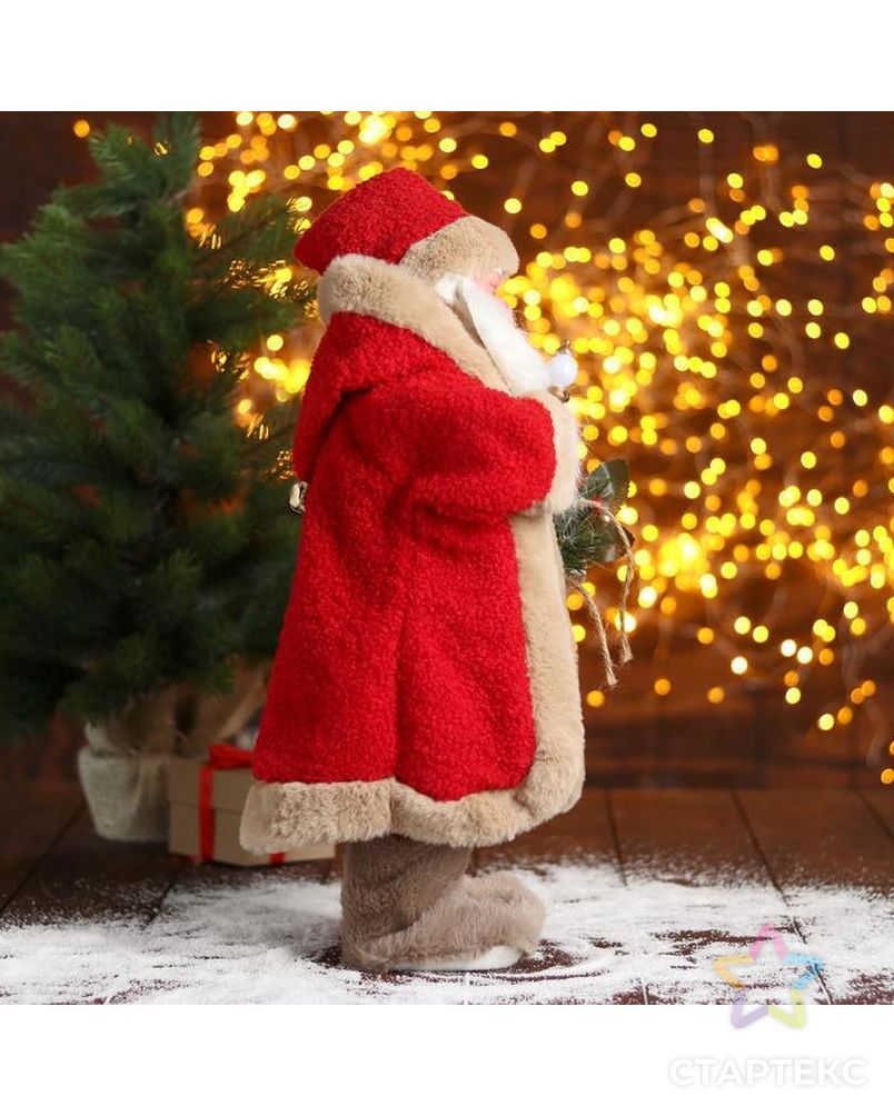 Дед Мороз "В красной шубке с подарками" 24х45 см арт. СМЛ-91246-1-СМЛ0005036049 4
