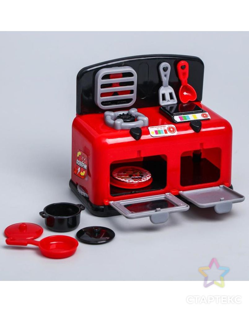 Игровой набор мини-кухня "Мамина помощница" с комплектующими, Минни Маус SL-042309 арт. СМЛ-139670-1-СМЛ0005036454 4