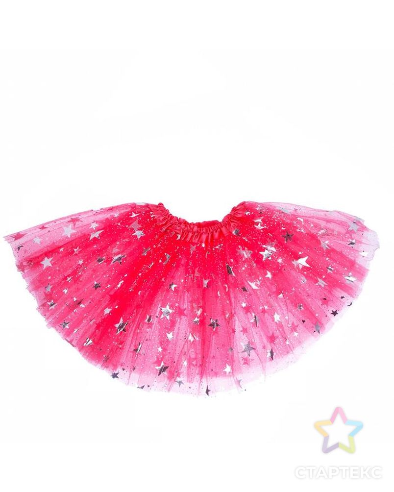 Карнавальная юбка «Звёздочки», цвет красный арт. СМЛ-94102-1-СМЛ0005036974 1