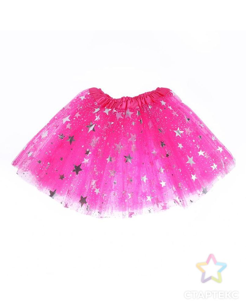 Карнавальная юбка «Звёздочки», цвет розовый арт. СМЛ-94103-1-СМЛ0005036975 1