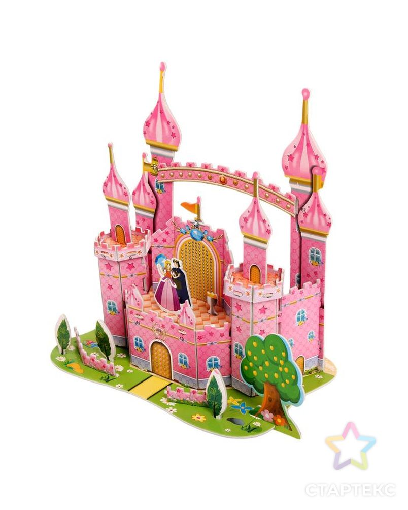 Конструктор 3D «Замок принцессы» арт. СМЛ-59757-1-СМЛ0000504046 3