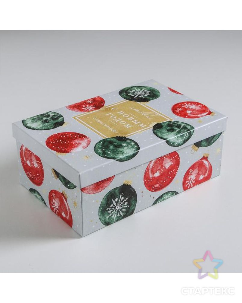 Набор подарочных коробок 10 в 1 «Акварельный», 12 × 7 × 4 - 32.5 × 20 × 12.5 см арт. СМЛ-93593-1-СМЛ0005040788 12
