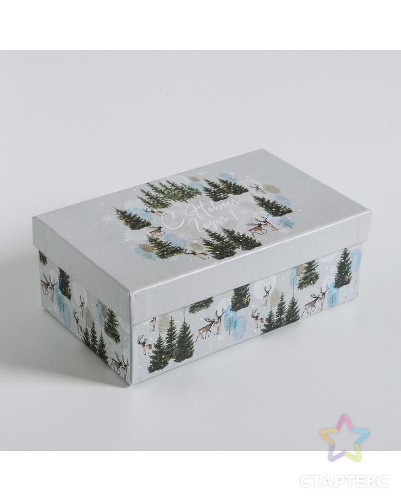 Набор подарочных коробок 10 в 1 «Акварельный», 12 × 7 × 4 - 32.5 × 20 × 12.5 см арт. СМЛ-93593-1-СМЛ0005040788 7