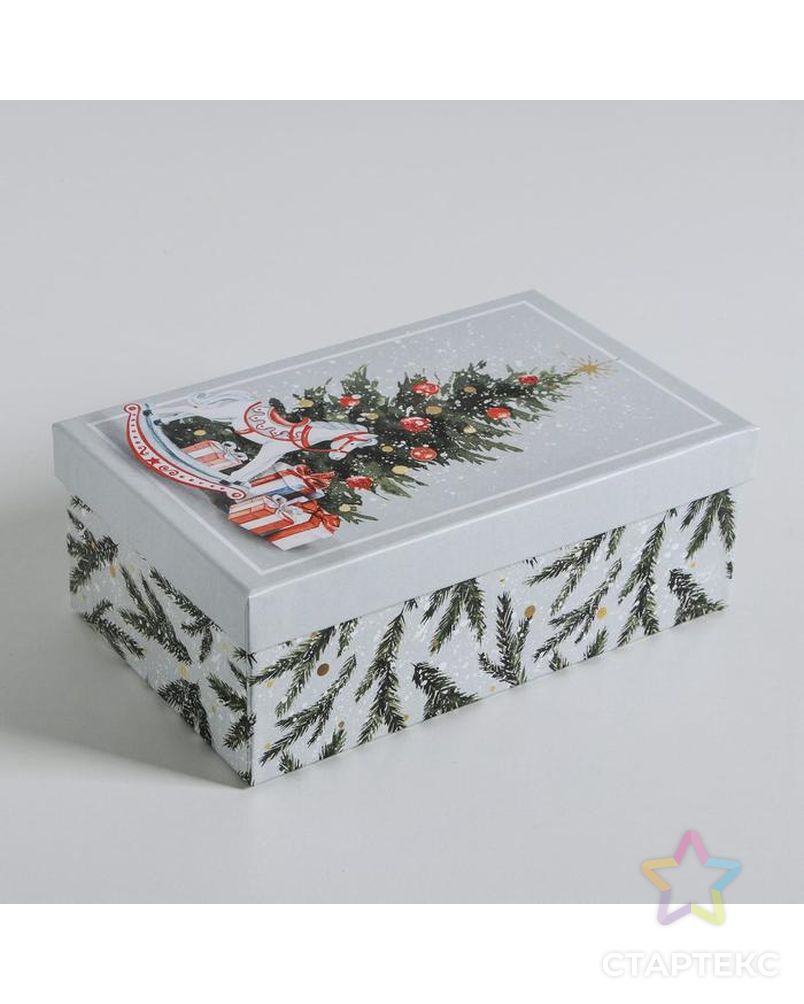 Набор подарочных коробок 10 в 1 «Акварельный», 12 × 7 × 4 - 32.5 × 20 × 12.5 см арт. СМЛ-93593-1-СМЛ0005040788 8