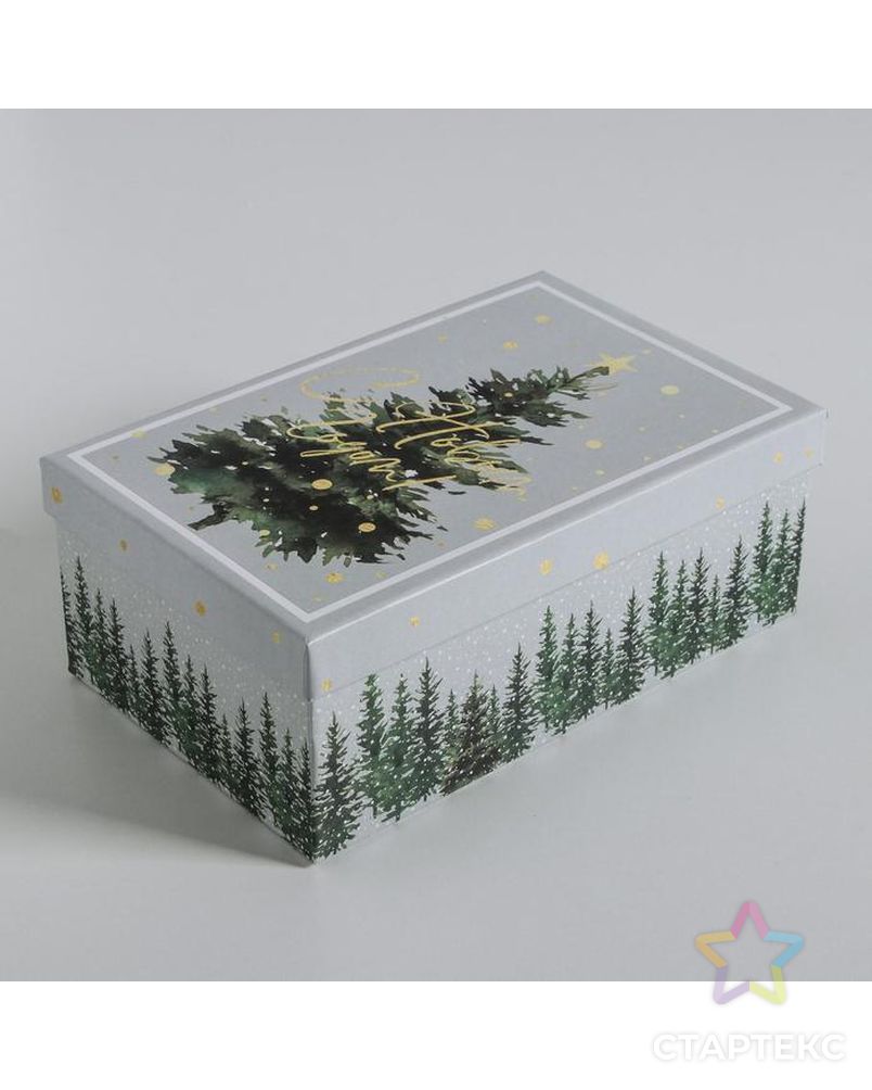 Набор подарочных коробок 10 в 1 «Акварельный», 12 × 7 × 4 - 32.5 × 20 × 12.5 см арт. СМЛ-93593-1-СМЛ0005040788 9