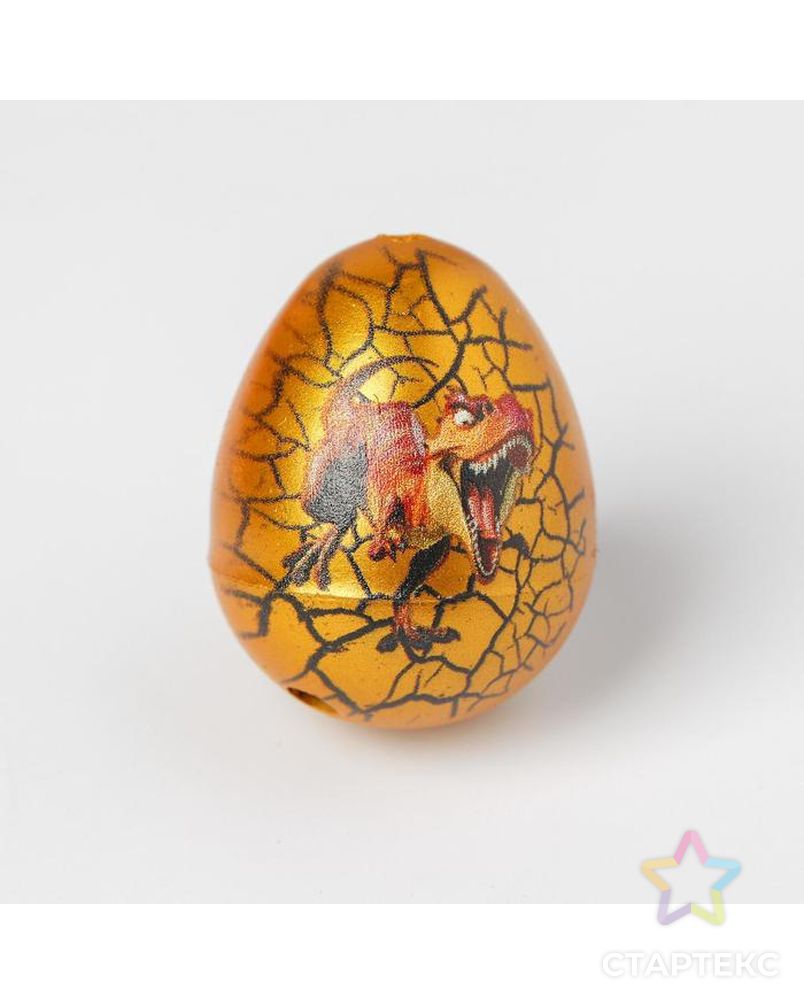 Растущая игрушка «Яйцо с картинкой цветное, Динозавры» 3,5х4,5 см, МИКС арт. СМЛ-89714-1-СМЛ0005045478 1
