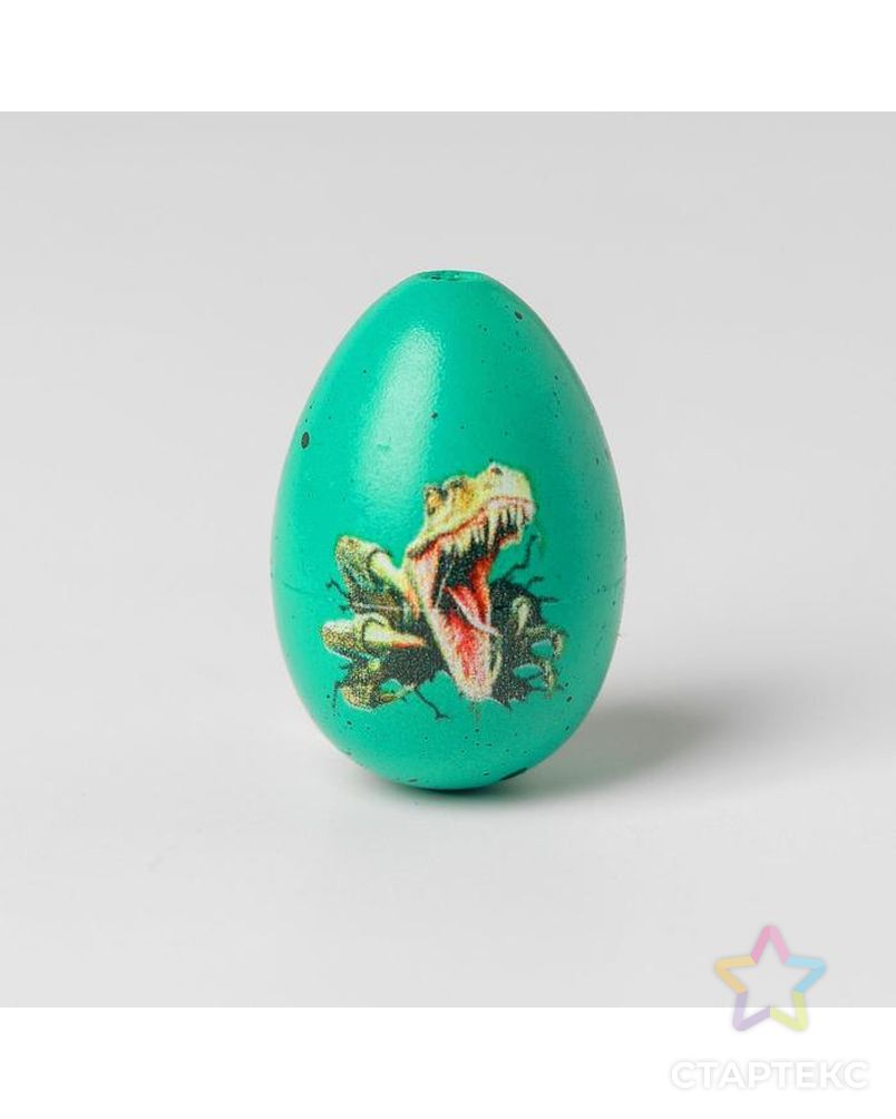 Растущая игрушка «Яйцо с картинкой цветное, Динозавры» 2х3 см, МИКС арт. СМЛ-89716-1-СМЛ0005045480 1