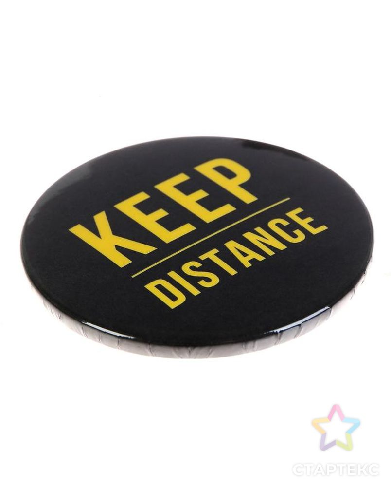 Значок "Keep distance", 56 мм арт. СМЛ-105230-1-СМЛ0005045683 3