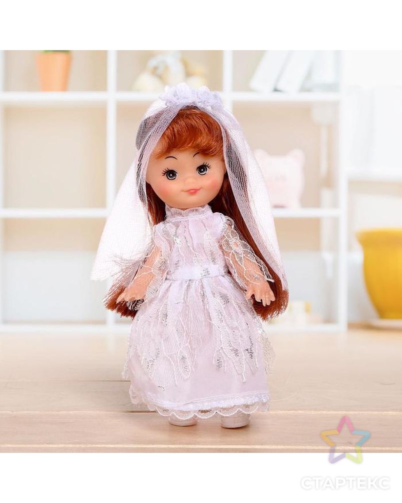 Кукла классичская "Крошка Сью" в платье, 17 см, МИКС арт. СМЛ-124007-1-СМЛ0005045916 2