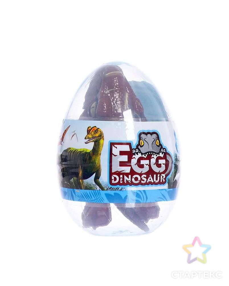 Фигурка динозавра «Рекс», в яйце арт. СМЛ-94771-1-СМЛ0005049706 7