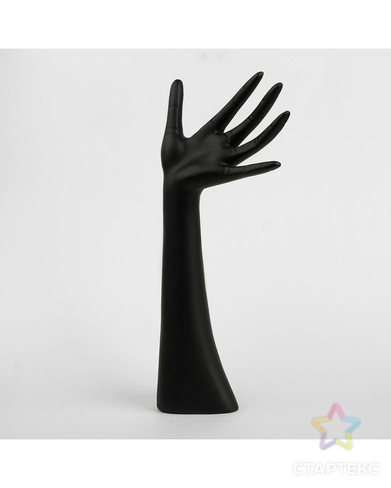 Подставка для украшений "Рука", 12*6*31,5 см, цвет чёрный арт. СМЛ-40416-1-СМЛ0005050500 1