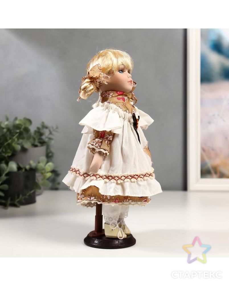 Кукла коллекционная керамика "Соня в сарафанчике" 30 см арт. СМЛ-137567-1-СМЛ0005053245 3