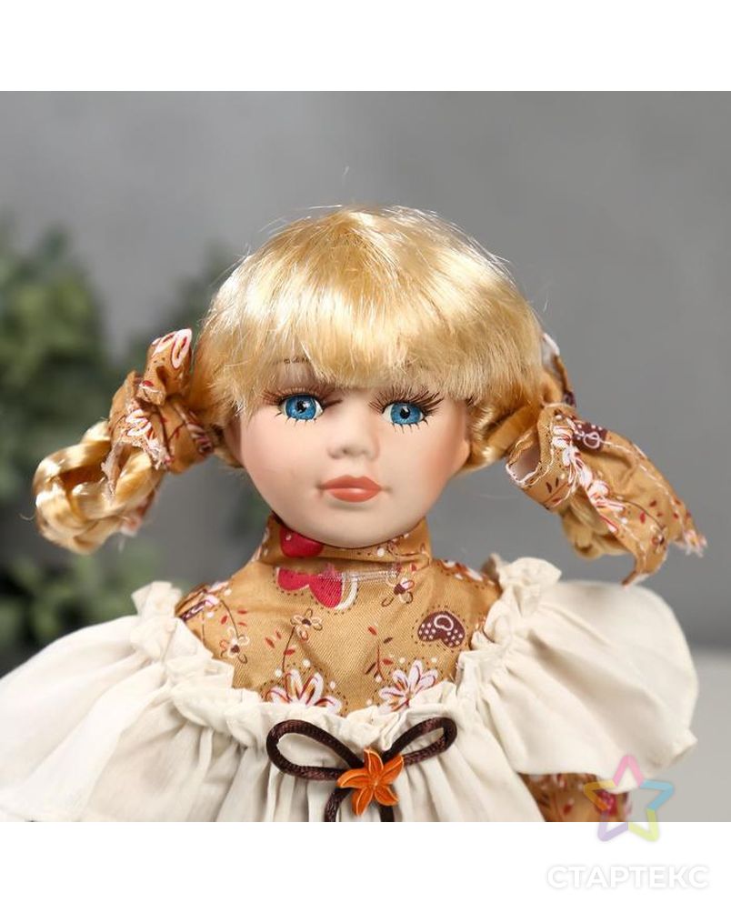 Кукла коллекционная керамика "Соня в сарафанчике" 30 см арт. СМЛ-137567-1-СМЛ0005053245 5