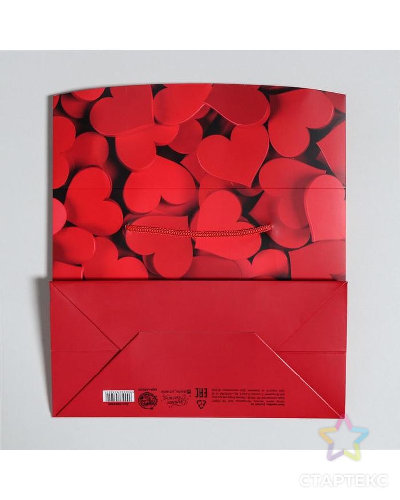 Пакет—коробка Love, 23 × 18 × 11 см арт. СМЛ-91348-1-СМЛ0005053590 6